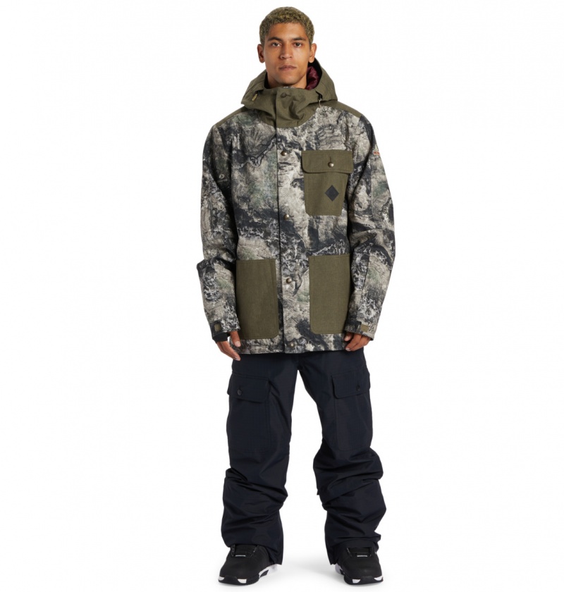 Mossy Oak Terra Coyote Camo DC Shoes Servo - Technical Snow Jacket | RHO-280415