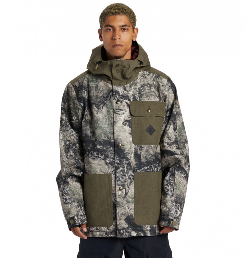 Mossy Oak Terra Coyote Camo DC Shoes Servo - Technical Snow Jacket | RHO-280415