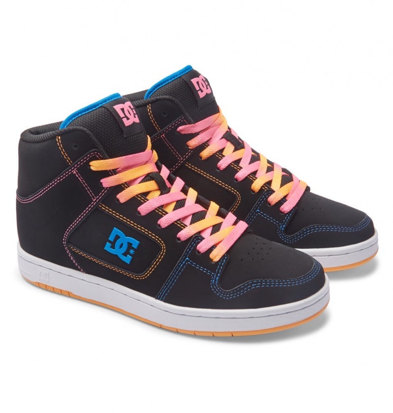 Multi DC Shoes Manteca 4 Hi - High-Top Leather Shoes | WNI-891345