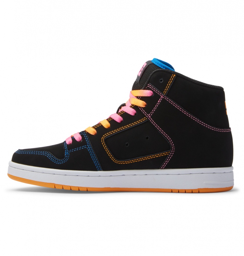 Multi DC Shoes Manteca 4 Hi - High-Top Leather Shoes | WNI-891345