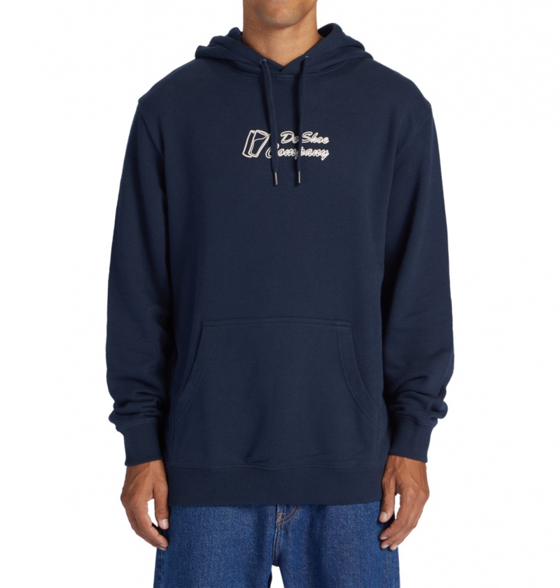 Navy Blazer DC Shoes Big Willys - Hoodie | MBL-857139