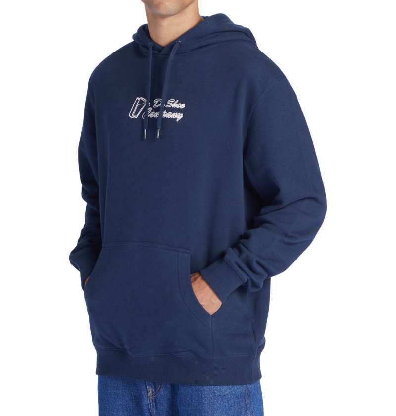 Navy Blazer DC Shoes Big Willys - Hoodie | MBL-857139