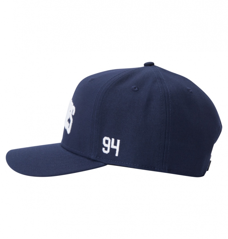 Navy Blazer DC Shoes Semi-Pro - Snapback Cap | DBZ-913204