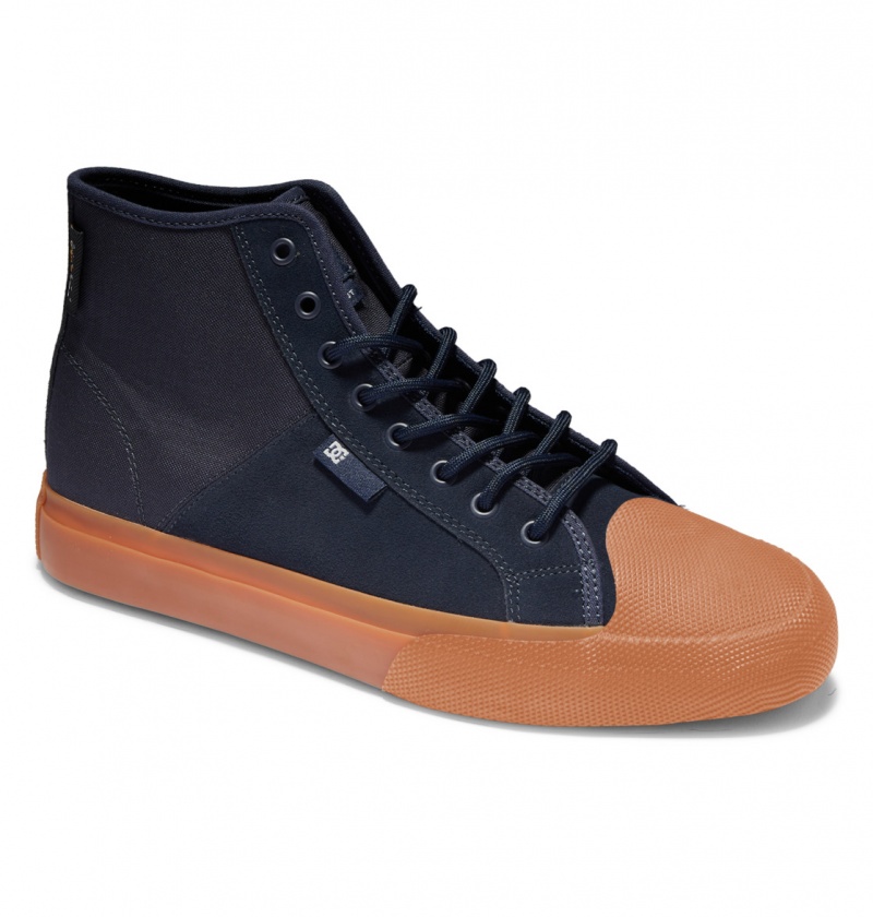 Navy / Gum DC Shoes Manual Hi Wnt - High-Top Shoes | ILP-745081