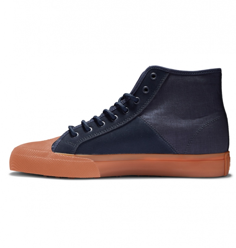 Navy / Gum DC Shoes Manual Hi Wnt - High-Top Shoes | ILP-745081