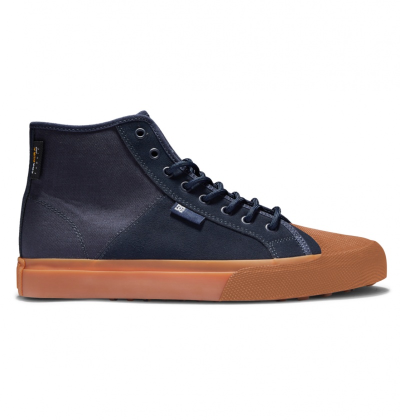 Navy / Gum DC Shoes Manual Hi Wnt - High-Top Shoes | ILP-745081