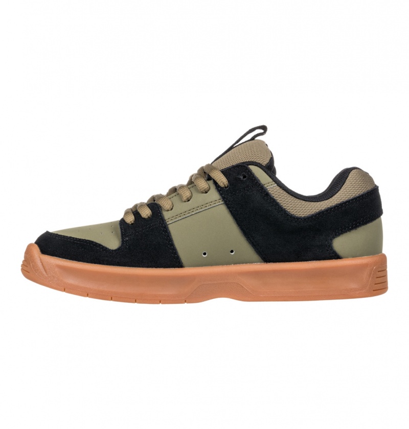 Olive / Black DC Shoes Lynx Zero - Leather Shoes | XLC-671328