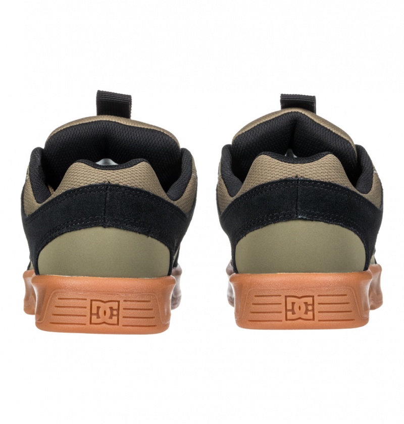 Olive / Black DC Shoes Lynx Zero - Leather Shoes | XLC-671328