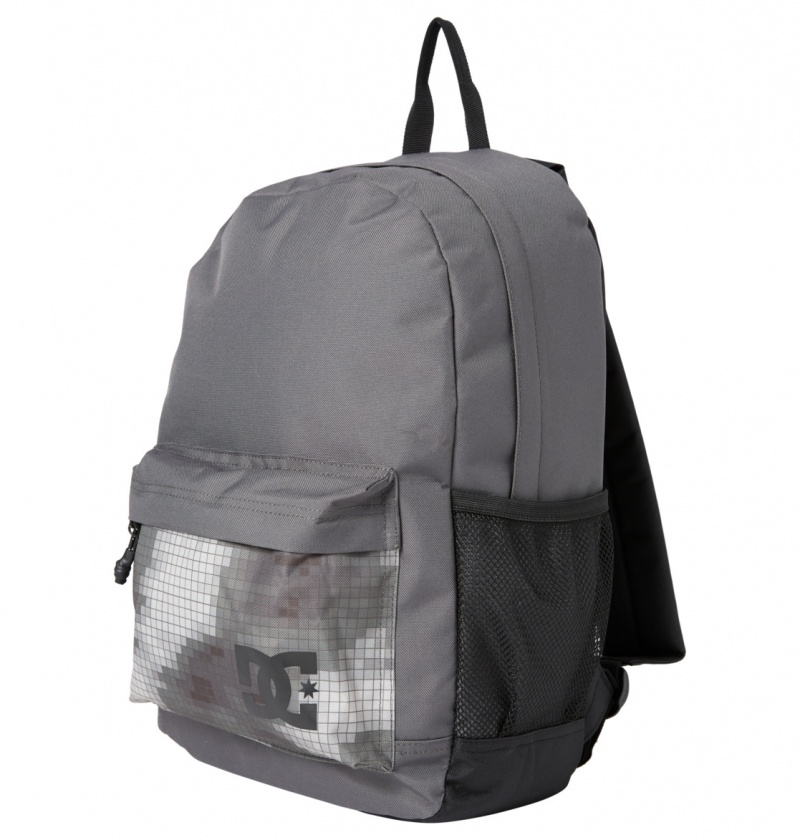 Pewter DC Shoes Backsider Seasonal 20L - Medium Backpack | YGC-483975