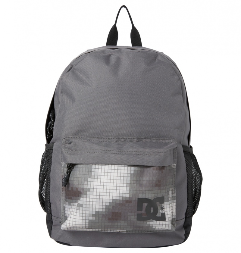 Pewter DC Shoes Backsider Seasonal 20L - Medium Backpack | YGC-483975