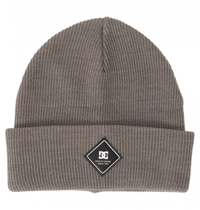 Pewter DC Shoes Label - Beanie | MZH-712846