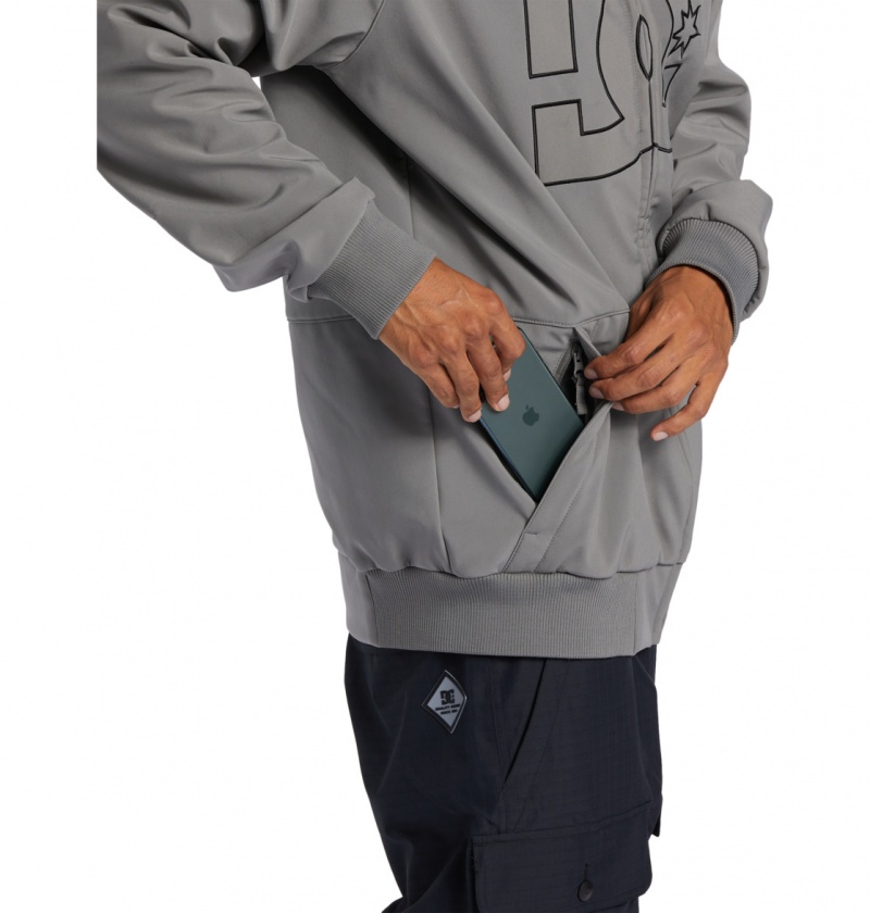 Pewter DC Shoes Spectrum - Technical Softshell Snow Jacket | NLF-067483