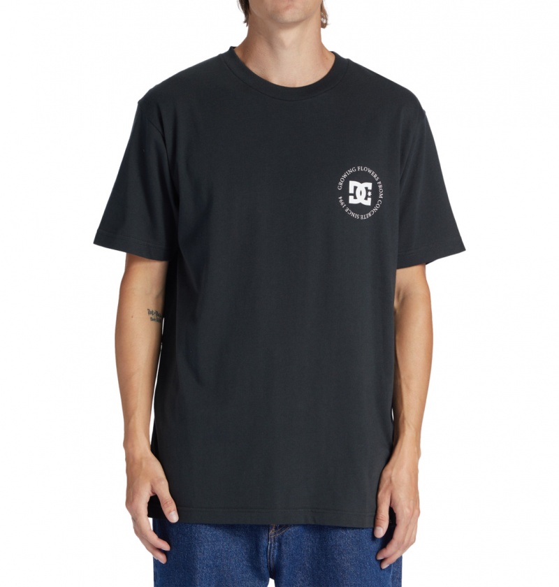 Pirate Black DC Shoes Concrete - T-Shirt | AIX-345106