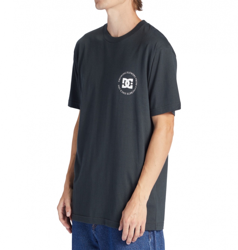 Pirate Black DC Shoes Concrete - T-Shirt | AIX-345106