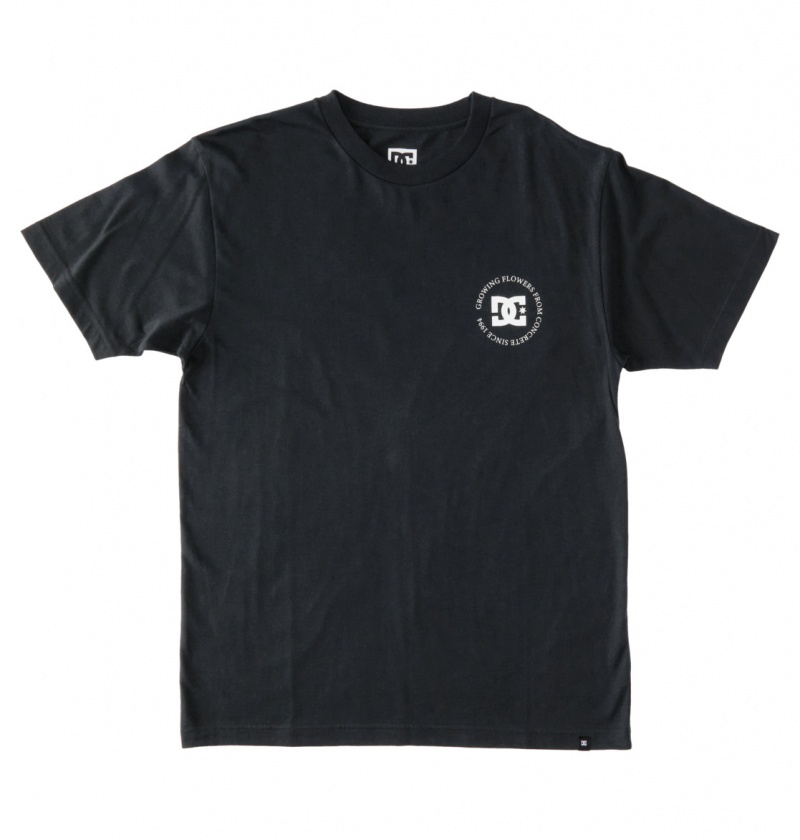 Pirate Black DC Shoes Concrete - T-Shirt | AIX-345106