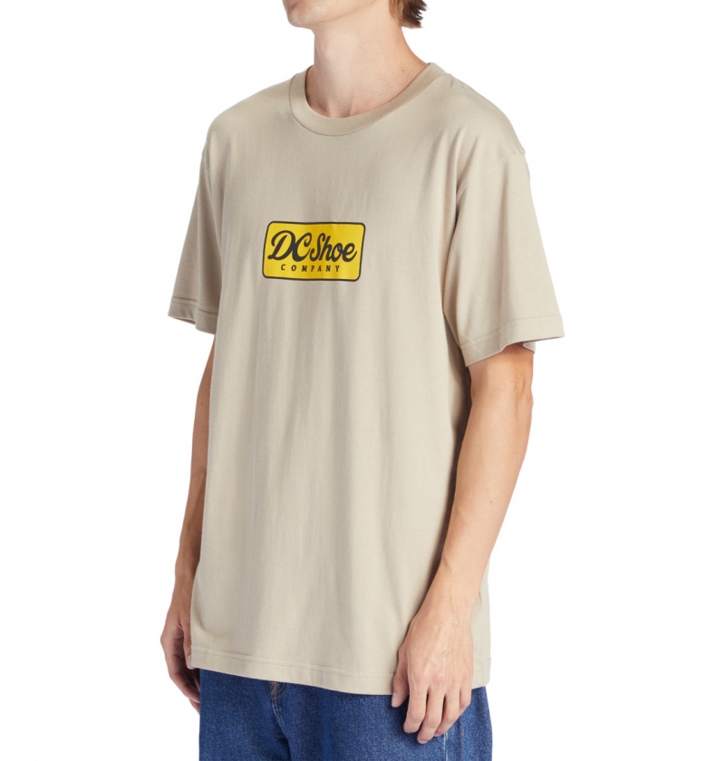 Plaza Taupe DC Shoes Happy Hour - T-Shirt | RLI-409358