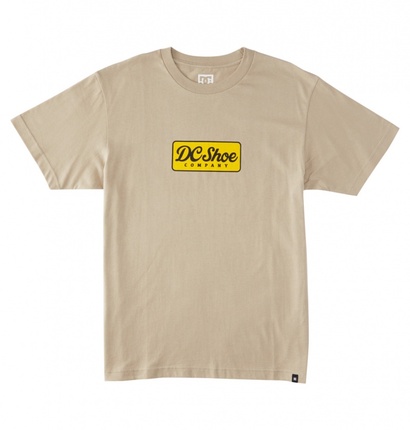 Plaza Taupe DC Shoes Happy Hour - T-Shirt | RLI-409358