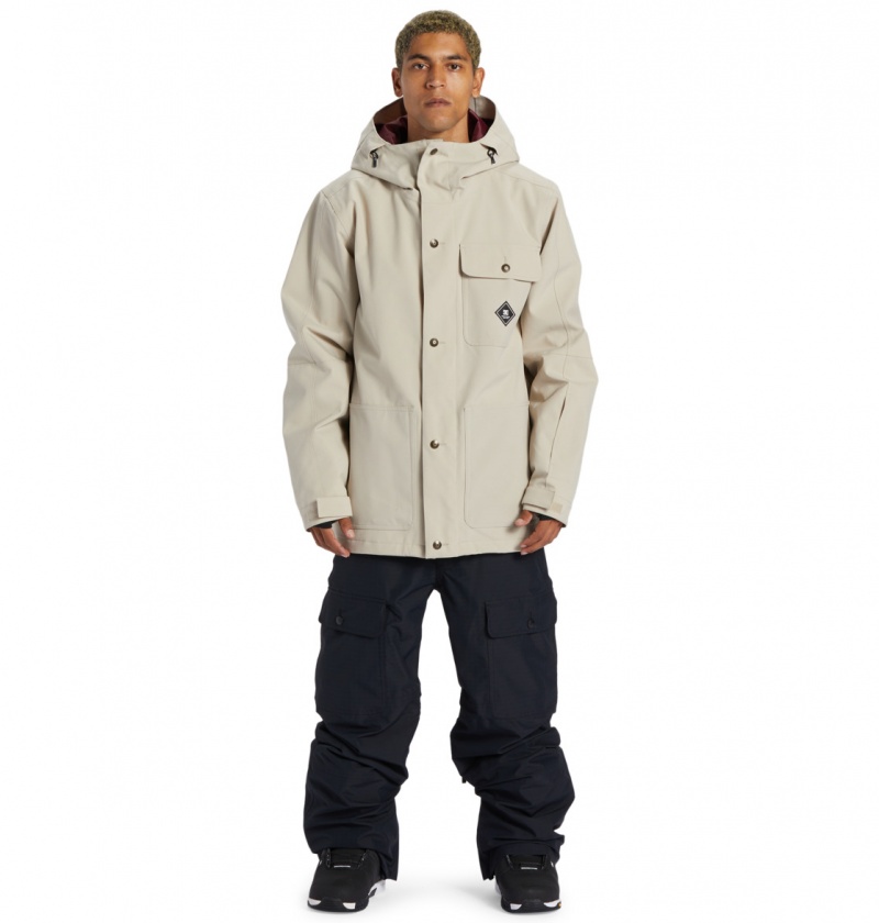 Plaza Taupe DC Shoes Servo - Technical Snow Jacket | SEH-234109