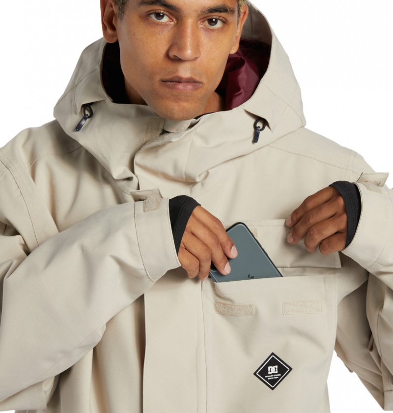 Plaza Taupe DC Shoes Servo - Technical Snow Jacket | SEH-234109