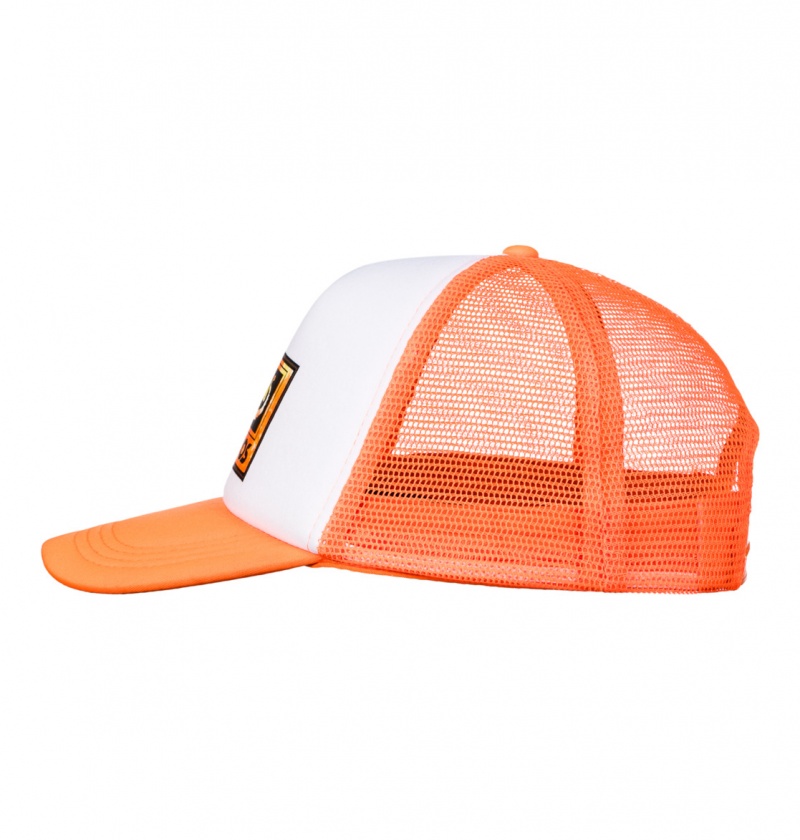 Shocking Orange DC Shoes x Monegros - Trucker Cap | TVL-423158