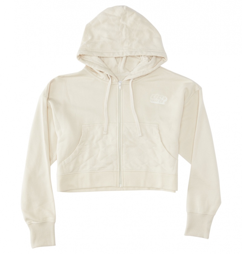 Silver Birch DC Shoes Stardust - Zip-Up Hoodie | DVE-249657