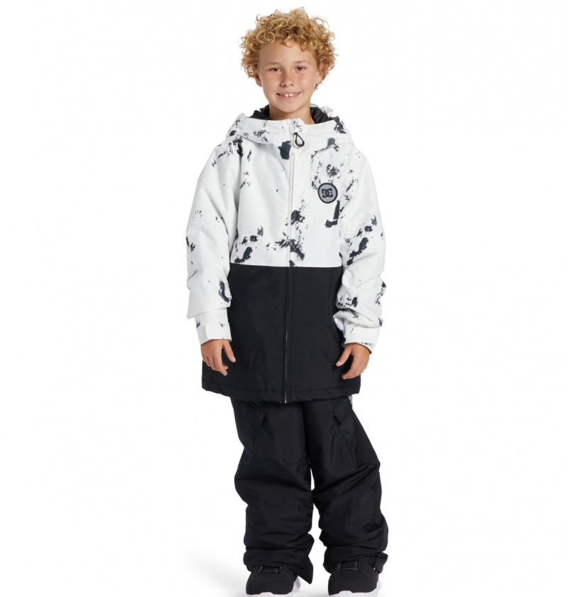 Snow Camo DC Shoes Basis Print - Technical Snow Jacket 8-16 | QWH-280145