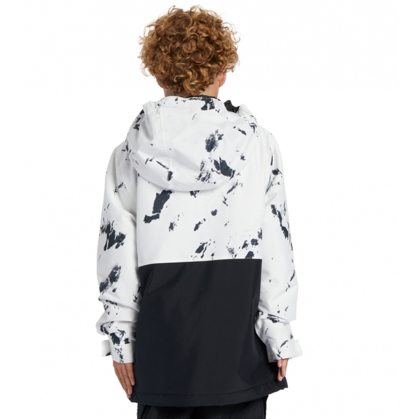 Snow Camo DC Shoes Basis Print - Technical Snow Jacket 8-16 | QWH-280145