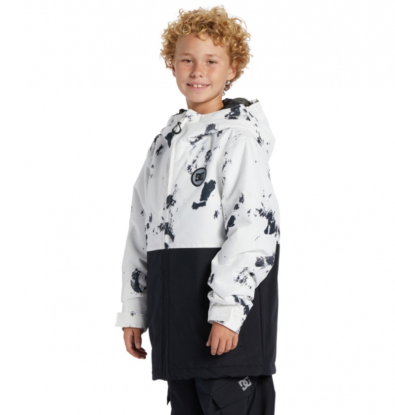 Snow Camo DC Shoes Basis Print - Technical Snow Jacket 8-16 | QWH-280145