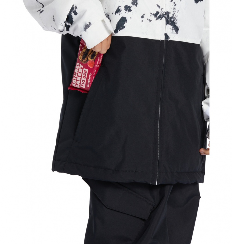 Snow Camo DC Shoes Basis Print - Technical Snow Jacket 8-16 | QWH-280145