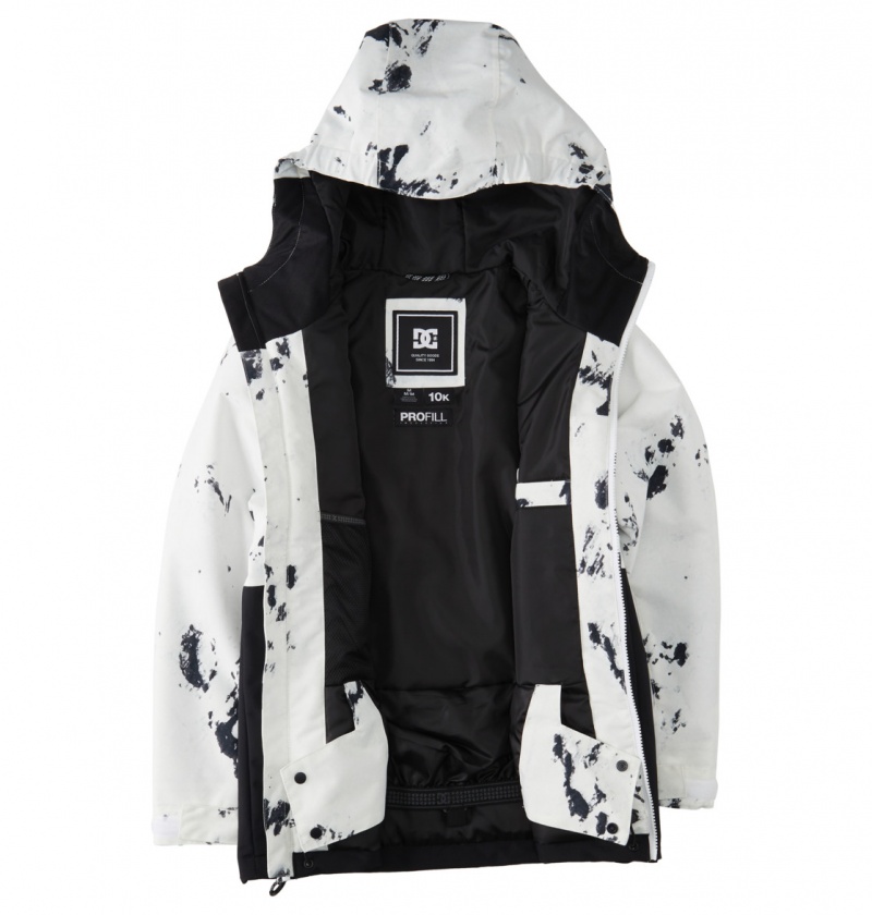 Snow Camo DC Shoes Basis Print - Technical Snow Jacket 8-16 | QWH-280145