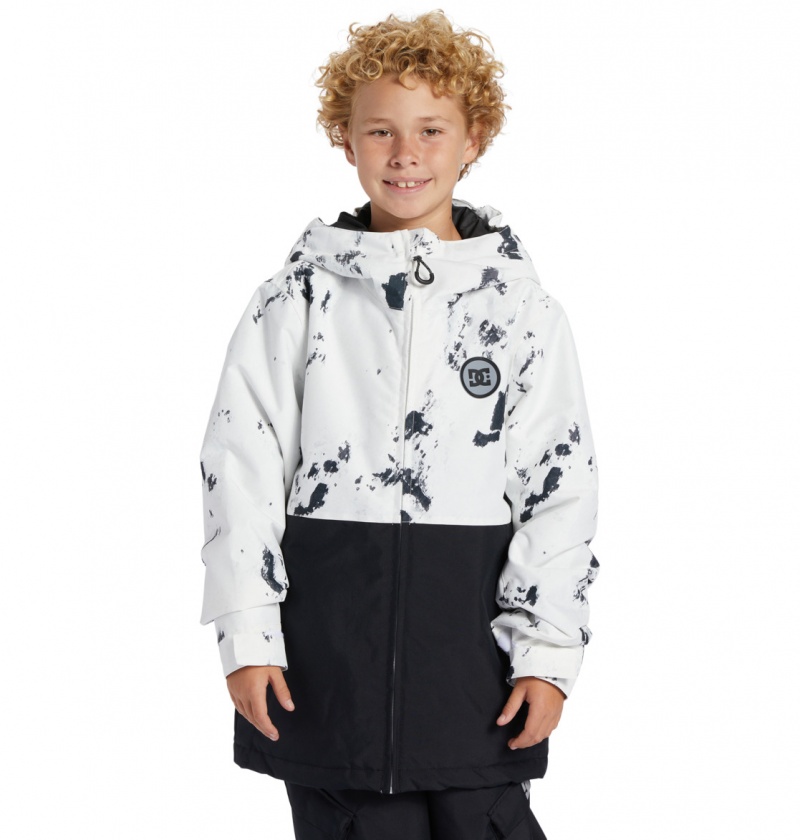 Snow Camo DC Shoes Basis Print - Technical Snow Jacket 8-16 | QWH-280145