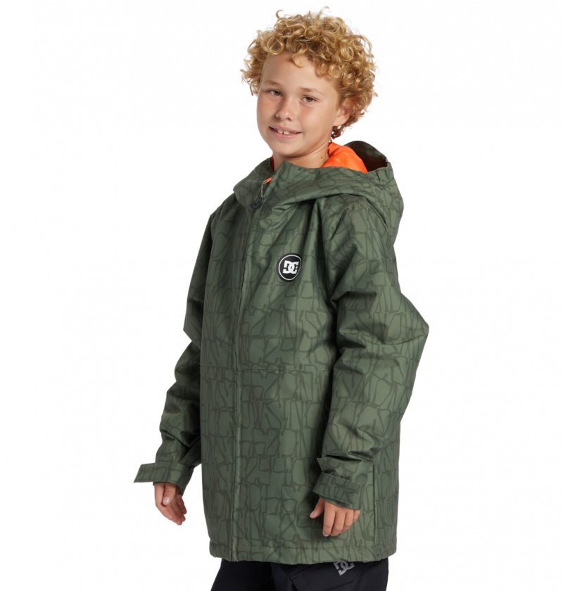 Standards DC Shoes Basis Print - Technical Snow Jacket 8-16 | FLE-871605