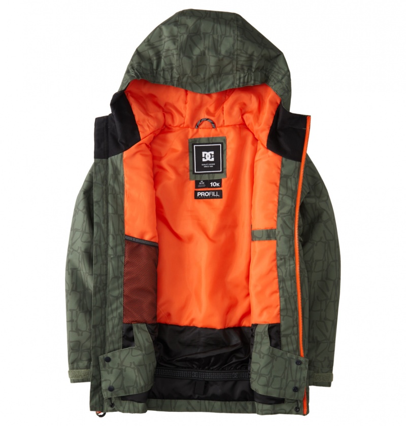 Standards DC Shoes Basis Print - Technical Snow Jacket 8-16 | FLE-871605