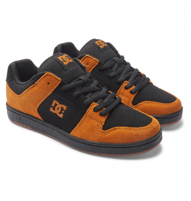 Wheat / Black DC Shoes Manteca - Leather Shoes | YEP-185326