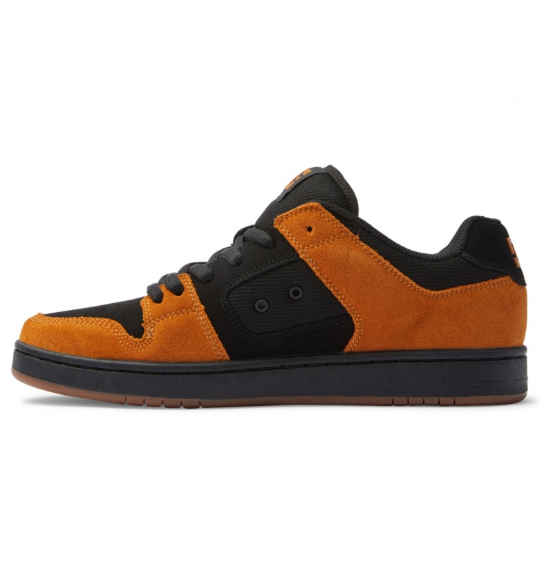 Wheat / Black DC Shoes Manteca - Leather Shoes | YEP-185326