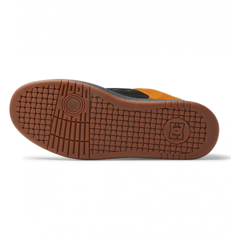 Wheat / Black DC Shoes Manteca - Leather Shoes | YEP-185326