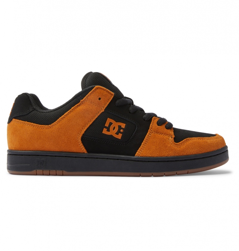 Wheat / Black DC Shoes Manteca - Leather Shoes | YEP-185326