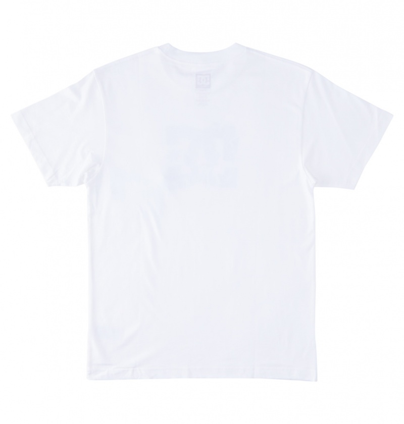 White DC Shoes Crushed Glass - T-Shirt | ZDC-968431