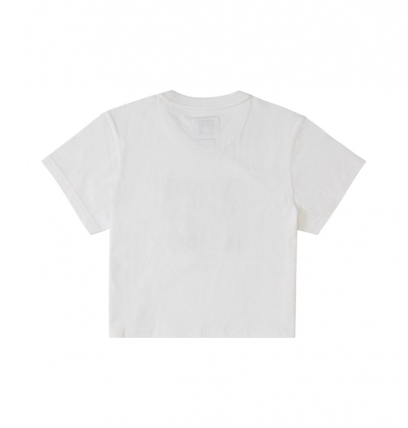 White DC Shoes DC Star - Cropped T-Shirt | YPO-231867