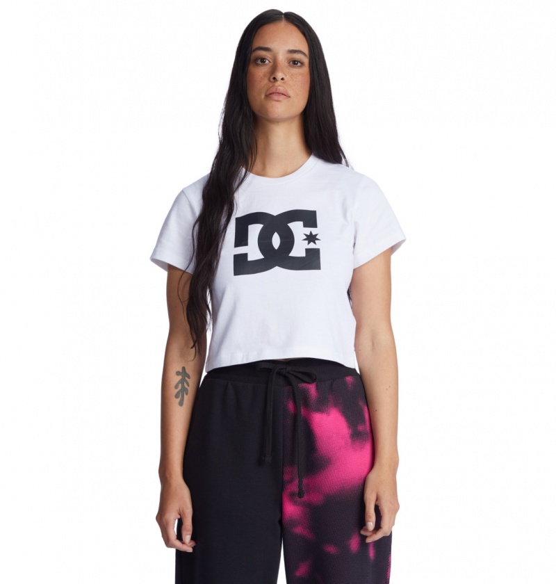 White DC Shoes DC Star - Cropped T-Shirt | YPO-231867