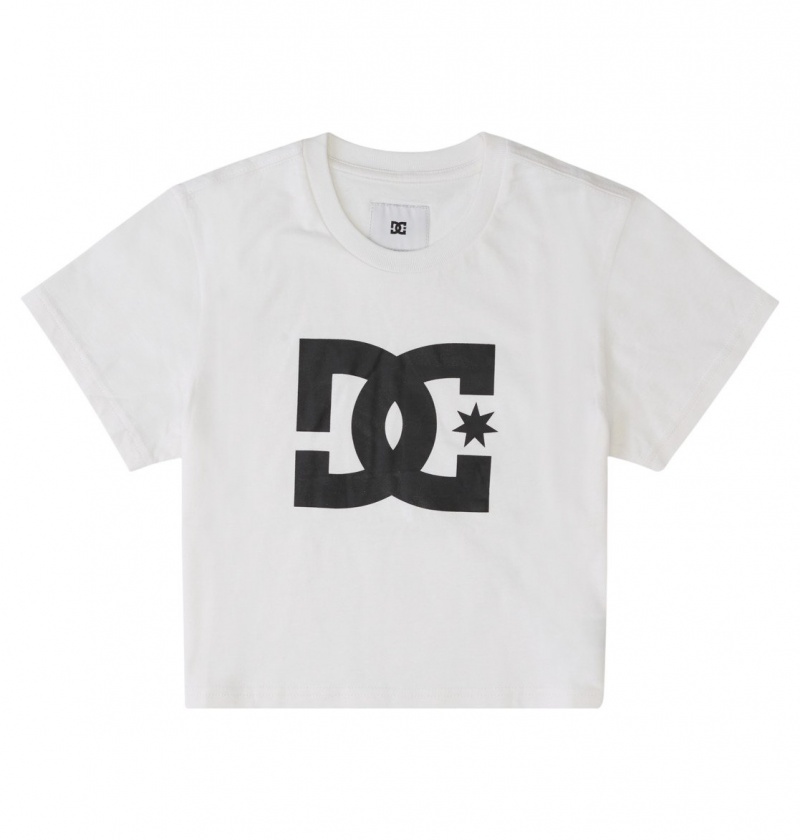 White DC Shoes DC Star - Cropped T-Shirt | YPO-231867