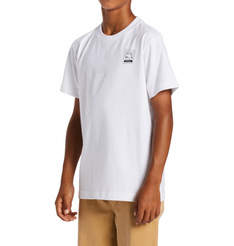 White DC Shoes Heikkila Sw 360 Flip - T-Shirt 10-16 | SQH-620914