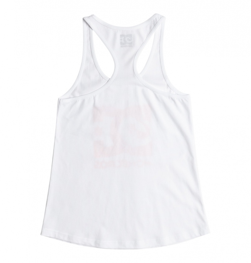 White DC Shoes x Monegros - Vest Top | ZUY-527810