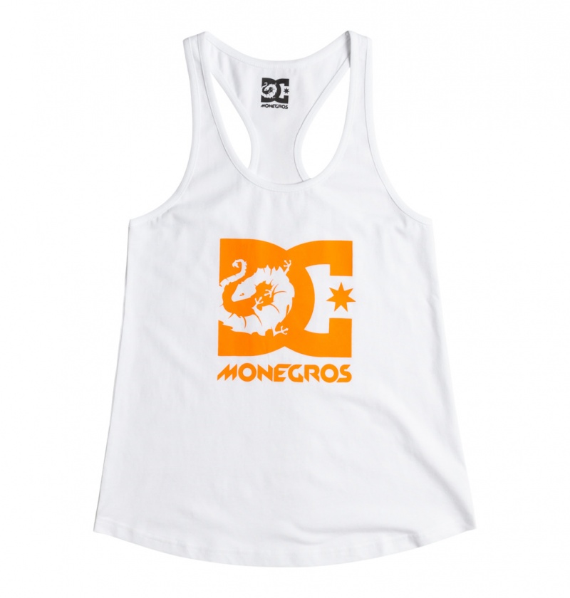 White DC Shoes x Monegros - Vest Top | ZUY-527810